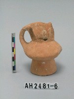 藏品(紅色夾砂雙耳小陶罐)的圖片